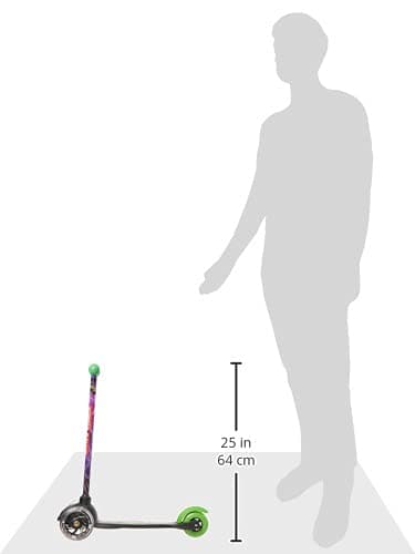 Self Balancing Kick Scooter with Light Up Wheels, Extra Wide Deck, 3 Wheel Platform, Foot Activated Brake, 75 lbs Limit, Kids & Toddlers Girls or Boys, for Ages 3 and Up thumbnail 3