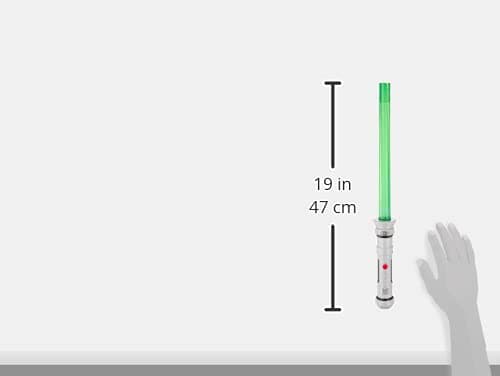 STAR WARS Lightsaber Academy Level 1 Green Lightsaber Toy with Light-Up Extendable Blade thumbnail 2
