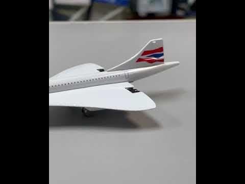 Daron British Airways Concorde Single Plane Toy , White Small thumbnail 4
