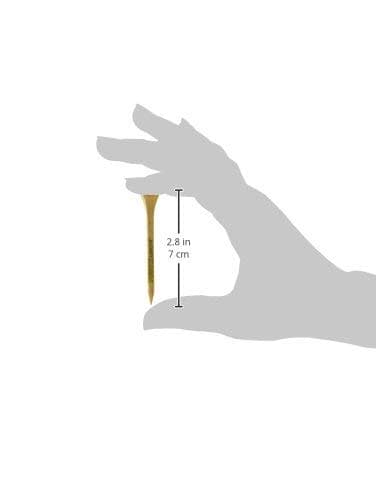 PrideSports PTS Wood Golf Tees | 100 Count, 2-3/4 Inch | #1 Wood Tee on Tour | Best for Drivers & Woods thumbnail 3