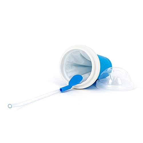 Slushy Maker Cup, Slushie Cup Maker, Milk Cola Juice Squeeze Cup, Magic Quick Freeze Cup, Cooling Cup, Smoothies Cup with Lids and Straws for All Age (Blue) thumbnail 6