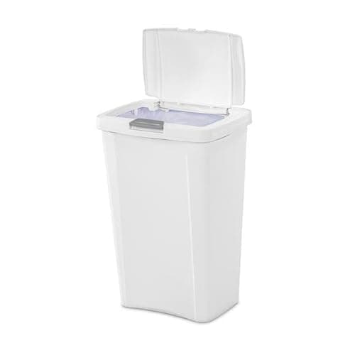 STERILITE 10458004 Touch Can, White, 13 Gallon thumbnail 8