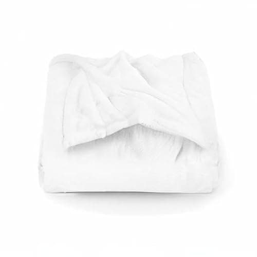 Utopia Bedding Fleece Blanket King Size White 300GSM Luxury Anti-Static Fuzzy Soft Microfiber Bed Blanket (90x102 Inch) - King (90x102 Inch) - White thumbnail 10