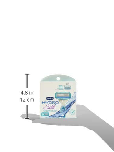 Schick Hydro Silk Sensitive Razor Blade Refills,| 5-Blade Sensitive Skin Razors for Women | Womens Razor Refills for-Sensitive Skin,6 Count (Pack of 2) thumbnail 10