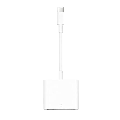 USB C SD Memory Card Reader, Type C Camera Adapter Trail Viewer for iPhone 17/ iPhone 16/15/ iPad MacBook/Air/Pro iMac/Samsung Galaxy Android (Whtie) - Image 1