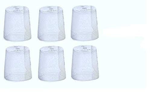 (6) Medela Clear Travel Caps/Bottle Cap/Nipple Cap/Collar Cap - Genuine for Use with Collar Ring - Medela Bottles - Image 1