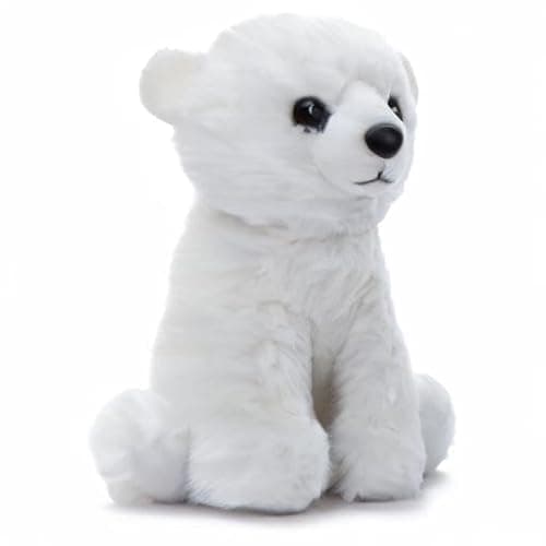 The Petting Zoo Polar Bear Stuffed Animal Plushie, Gifts for Kids, Wild Onez Babiez Zoo Animals, Polar Bear Plush Toy 6 inches thumbnail 10