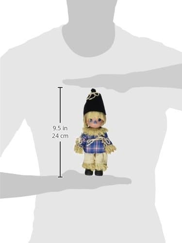 Precious Moments Dolls by The Doll Maker, Linda Rick, Scarecrow, Clever as Can Be, Wizard of Oz, 7 inch Doll thumbnail 2