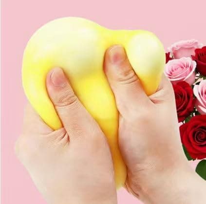 Yellow Cheese Squeeze Toy,Soft Novelty , Theme Cheese Cubes Squishy (Small) thumbnail 6