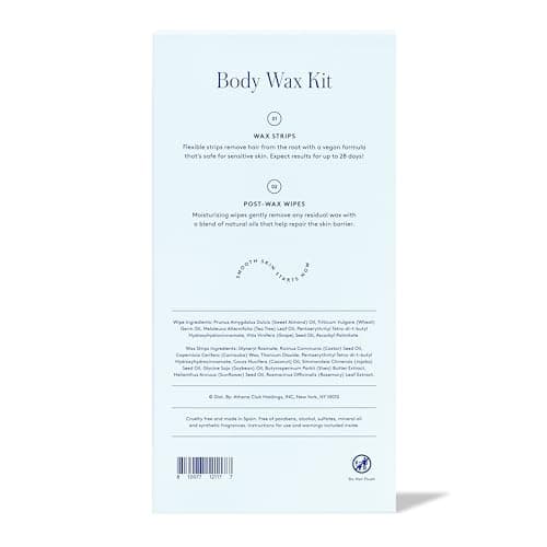 Athena Club Body Wax Strips for Women, Gentle Hair Removal for Sensitive Skin, No Heat Required, Vegan Wax Strips with Post-Wax Wipes, 24 Strips thumbnail 7