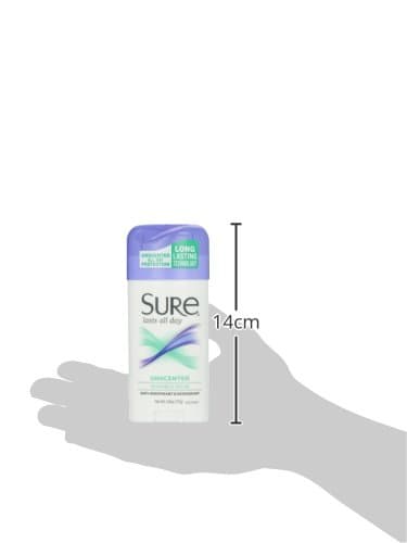 Sure Deodorant Invisible Solid, Unscented - 2.6 oz thumbnail 5