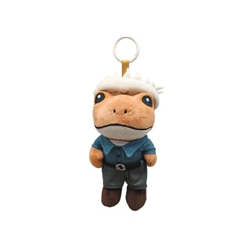 El Sapo-Concho Frog Plush Keychain 5.9 Inch – Cute Soft Frog Bag Charm, Plush Pendant Key Ring - Image 1