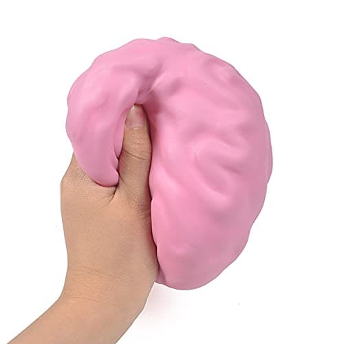 YIQUDUO Plus Size Large Brain Squishy Squeeze Ball Giant Jumbo Big Brain Ball Stress Relief Toy, Fun Toy for Party Favors thumbnail 6