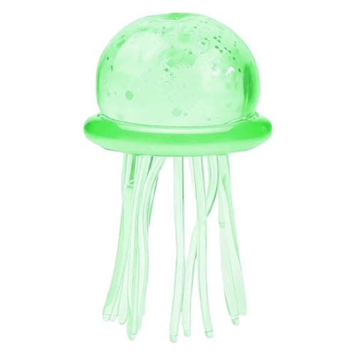 Jellyfish Squeeze Toys,Jellyfish Squishy,Jelly Fish Squeeze Stress Ball,Ultra Squishy and Moldable Slow Rise,Sensory Toy with a Super Solid Squish for Adult (Green) - Image 1
