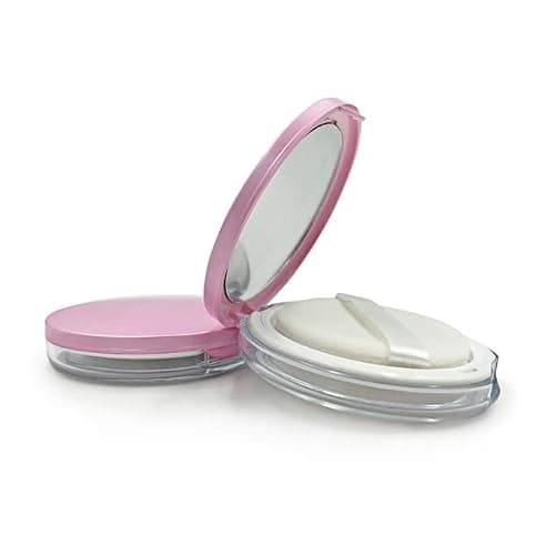 HLLMX 1 PCS 3 g/ 0.11 Oz Empty Refillable Makeup Powder Container Loose Powder Container Empty Reusable Powder box BB Cream Box Powder Box with Air Cosmetic Jars Travel Containers - Image 1
