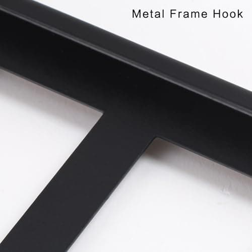 AMAATE Black Metal Wall Art, 4 Pieces Minimalist Geometric Mountain Line Art Sculpture, Hollowed Out Abstract Modern Metal Hanging Decor for Living Room Bedroom Office 14.6" X 22.5" in thumbnail 5