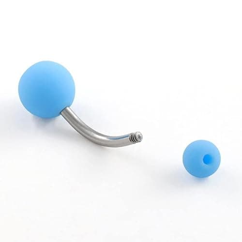 Tanyoyo 12PCS Belly Button Ring 14G Belly Rings Surgical Stainless Steel Navel Rings Belly Button Piercing Jewelry for Women thumbnail 4
