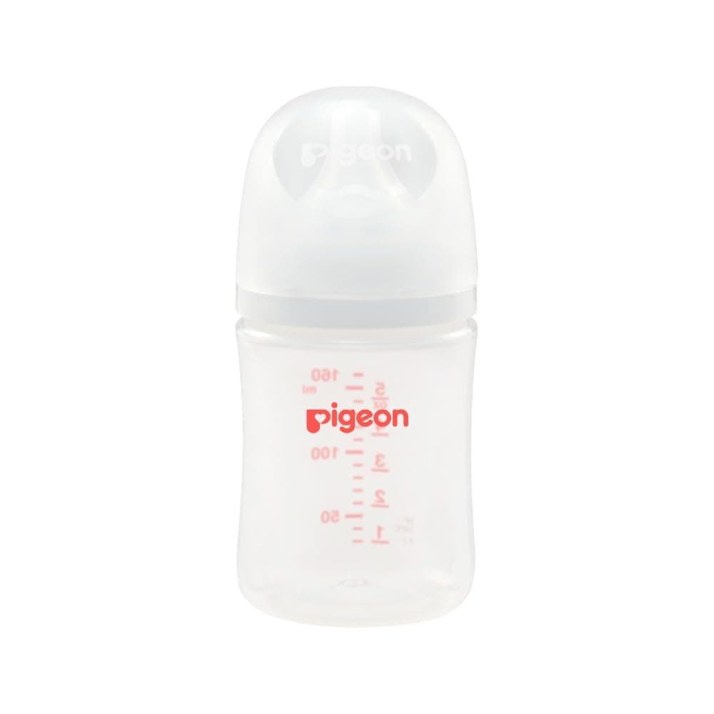 PIGEON SofTouch | Biberón Recién Nacido 0+ Meses | Simula Lactancia Materna | Tecnología Japonesa | Reduce Cólicos | Tetina SS | 160 ml | Color Blanco. - Image 1