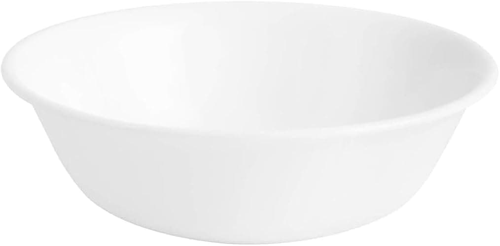 Corelle Vitrelle 6-Piece Soup/Cereal Bowl Set Triple Layer Glass and Chip Resistant, 18-Oz Lightweight Round Bowls, Winter Frost White thumbnail 4