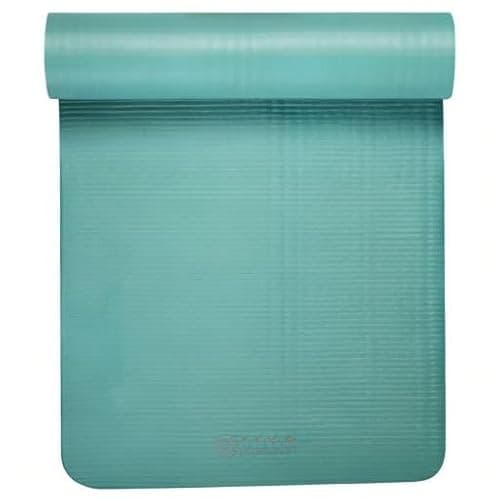 Gaiam Essentials 2/5" Thick (10mm) Yoga & Pilates, Fitness & Exercise Mat with Easy-Cinch Carrier Strap Cushion Support For Fitness and Gym Workouts thumbnail 10