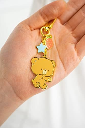Milkmochabear Milk and Mocha Enamel Keychain Bundle Authentic Merchandise for Bags Accessory Couples Matching Cute Adorable thumbnail 5
