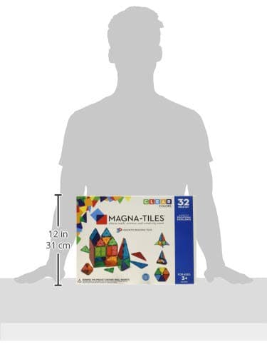 MAGNA-TILES Classic 32-Piece Magnetic Construction Set, The ORIGINAL Magnetic Building Brand thumbnail 6