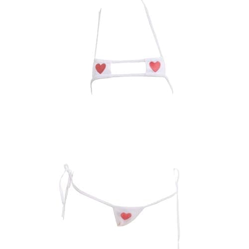 SINGUYUN Womens Sexy Micro bikini Suit Anime Bikini Cosplay Lingerie Kawaii Bra and Panty Set Cute - Image 1
