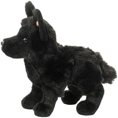 Douglas Harko Black German Shepherd Dog Plush Stuffed Animal thumbnail 4