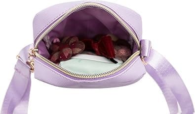 cute cartoon-themed mini crossbody bag, also a shoulder bag, features a cartoon pattern design thumbnail 3