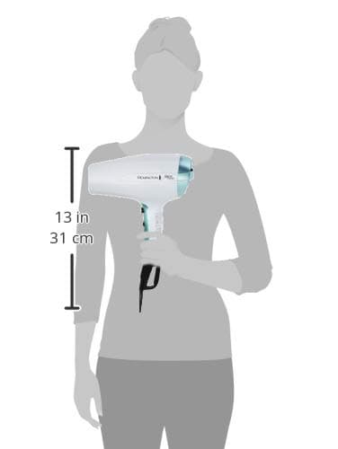 Remington Shine Therapy Hair Dryer (Ionic, 90% more Ions for Frizz Free Shine, Powerful, Fast Professional Drying, Diffuser, Concentrator, 3 Heat / 2 Speed Settings, Cool Shot, 2300W) D5216 thumbnail 11