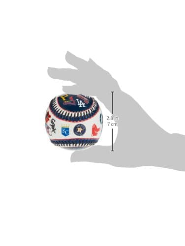 Franklin Sports 30 Club Baseball Teeball - Soft Strike - 30 Club Logo Ball (All Teams) - Soft Core - MLB Official Licensed Product thumbnail 2