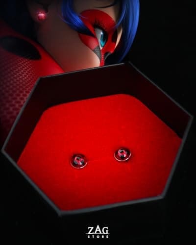ZAG STORE - The Miraculous Ladybug Earrings thumbnail 4