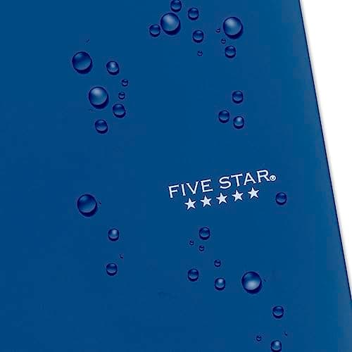 Five Star Spiral Notebook, 5-Subject, College Ruled Paper, 11 inches x 8-1/2 inches, 200 Sheets, White (72460) - White thumbnail 8