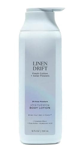 Body Lotion with Shea Butter, All Skin Types, Linen Drift, 18 oz- 1 pack - Image 1