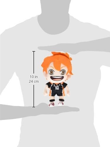 GE Animation Great Eastern 52940 Haikyuu!! Shoyo Hinata Stuffed Plush, 9", Multi-Colored thumbnail 2