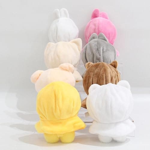 RHEETADA 8 PCS Skzoo Keychains 4 Inches SKZ Plush Keychains SKZ Set Key Handbag Pendants(Detacloak) thumbnail 8