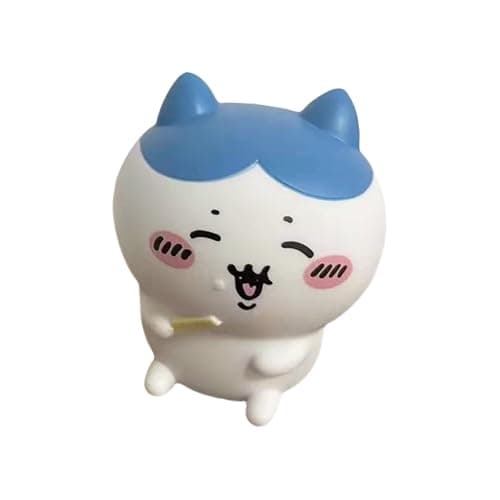 Chikawa Figure Decorations, Cute Cartoon Statue Chikawa Bear Figurine for Desktop Computer Notebook Office Desk Car Dashboard Decor (Hachiware-B) - Image 1