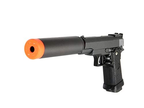 UK Arms G10A Mini M1911 Hi Capa 4.3 Metal Spring Airsoft Pistol – Metal Spring Airsoft Gun for Beginners (Black) thumbnail 2