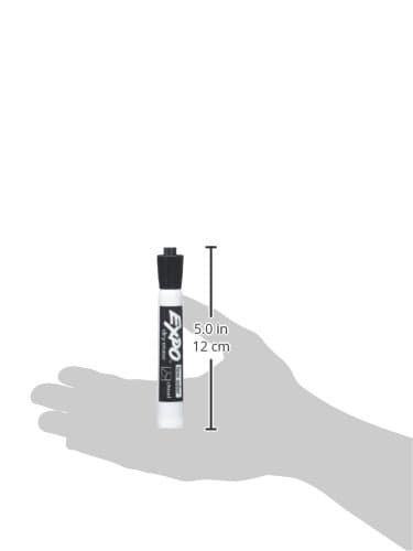 EXPO Dry Erase Markers, Low Odor Ink, Black, Chisel Tip, 12 Count - Whiteboard, Calendar, Organization, Essential Supplies for Office, School, Classroom, Teachers thumbnail 3