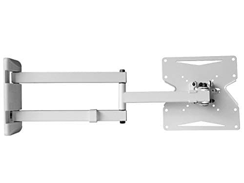 TV Universal Wandhalterung weiß schwenkbar neigbar TV Wand Halter für 3D HD LED LCD Fernseher 15'-55' Zoll VESA 75 100 200x100 200 Modell: S89W thumbnail 4