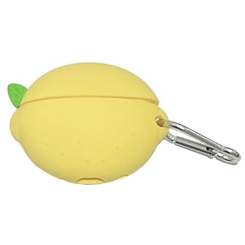 Silicone Case for Airpods Pro/Pro 2 Gen, Cute Lemon Fruit Protective Soft Rubber Cover Skin with Anti-Lost Keychain (Lemon Case) - Image 1