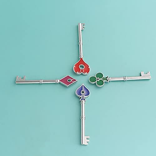 SONGCHANGJEWELRY Game Remake Keys Set - 4 pcs RPD keys Collection Set - for Game Fans, Kids Gift thumbnail 4