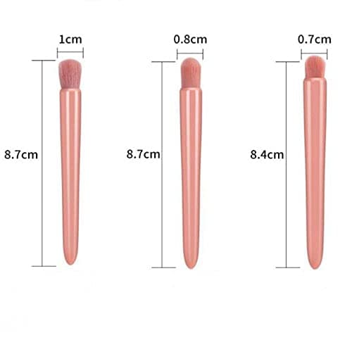 Easy-taken Travel Makeup Brush Set, COSHINE 5pcs Mini Complete Function Cosmetic Brushes Kit (5pcs with mirror) thumbnail 5