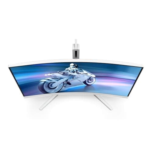 Philips Evnia 27M2C5501-27 inch QHD curved gaming monitor, 180 Hz, 1 ms GtG, FreeSync Premium (2560x1440, 2x HDMI 2.0, 1x DisplayPort1.4) white thumbnail 6