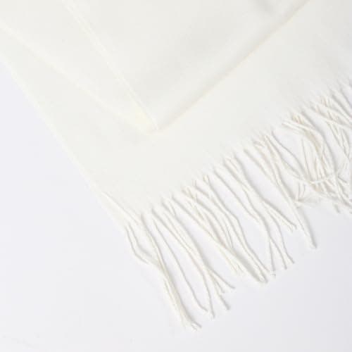 TUSHUSTY Scarf for Women Winter Pashmina Feel Shawl Wraps Softest Warm Blanket Oversized Scarves Evening Dress Wraps White thumbnail 7