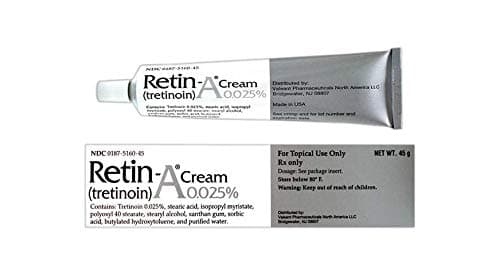 Bausch Health RETIN-A 0.025 % CREAM (Tube, 45 Gram) - Image 1