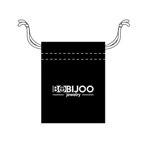 BOBIJOO Jewelry - Boucles d'oreilles Grain de Café Zirconiums 9mm Acier Inoxydable Or thumbnail 3