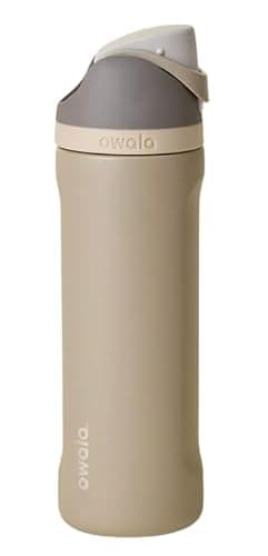 Owala FreeSip Insulated Stainless Steel Water Bottle with Straw for Sports, Travel, and School BPA-Free Sports Water Bottle, 24 oz, Down To Earth - Image 1