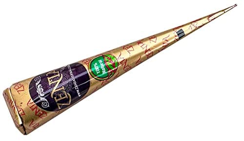 Zenia (Pack of 3) 100% Natural Henna Hair Color Paste Hair Dye Cones Dark Reddish-Brown Color 25g Each Cone thumbnail 3