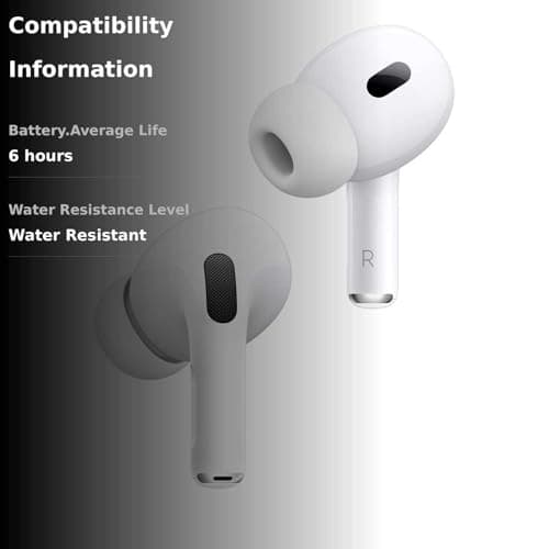 Apple AirPods Pro 2 Wireless Earbuds, Active Noise Cancellation, Hearing Aid Feature, Bluetooth Headphones, Transparency, Personalized Spatial Audio, High-Fidelity Sound, H2 Chip, USB-C Charging thumbnail 3